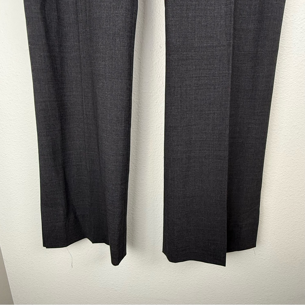 MM Lafleur Gray Melange The Clooney Trouser Pants Tropical Wool - Picture 7 of 12